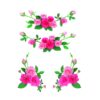 Hot Pink Roses Slow Cooker Decal - Image 2