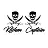 Black Kitchen Captain Slow Cooker Decal - Image 2