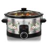 White Anemone Slow Cooker Decal Set