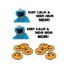 Cookie Monster (Nom Nom Nom) Decal Set - Image 2