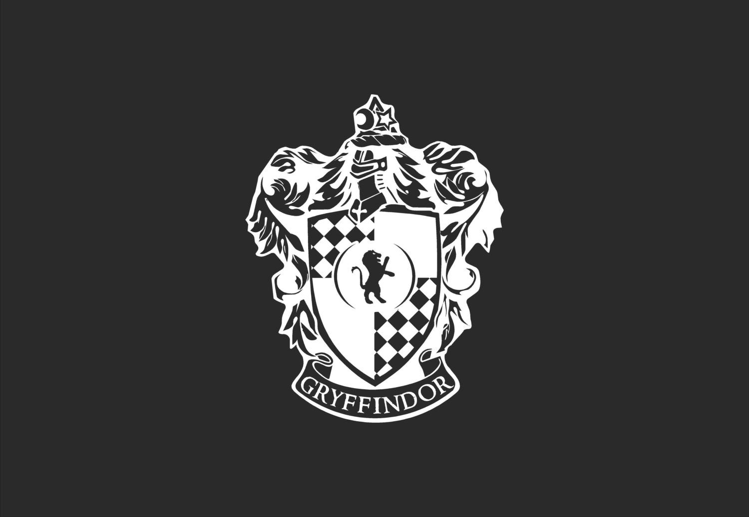Gryffindor House Crest Decal – AZ Vinyl Works