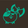 Cute Kitten with Axe Vinyl Decal for Windows, Laptops and More! Tons of Colors to Choose From! - Image 2