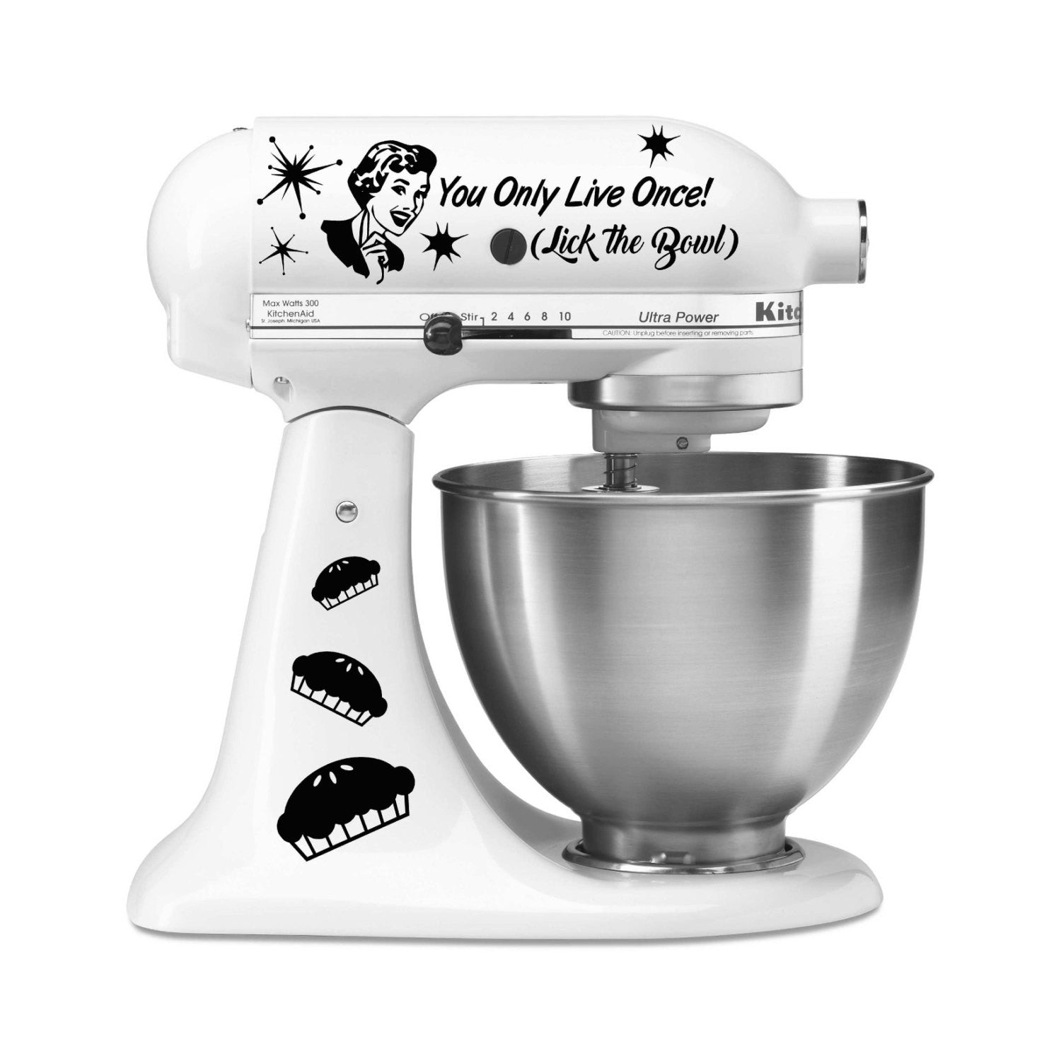 The Stand Mixer Decal Arrived - I Love It - The Art of Doing Stuff