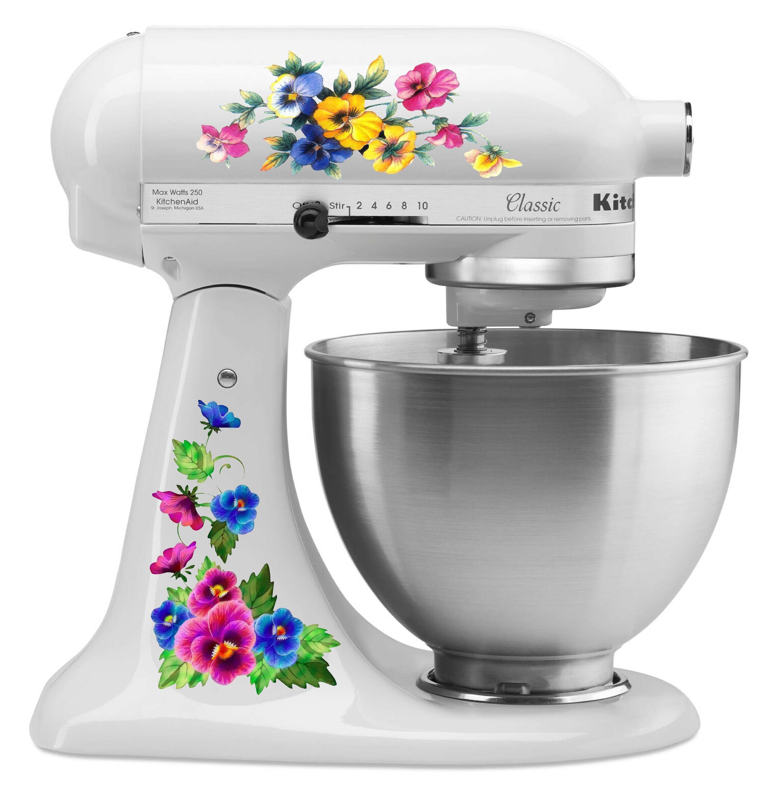 Let them Eat Cake – Cute Vinyl Decals for Kitchenaid Mixer and