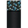 Blue Camelia Flowers and Leaves Refrigerator Wrap